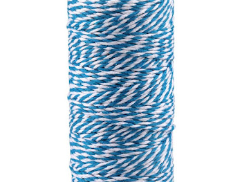 Baker's twine (Blue & white)