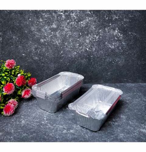 BIG FOIL PLATE  WITH CLEAR LID (600ml)
