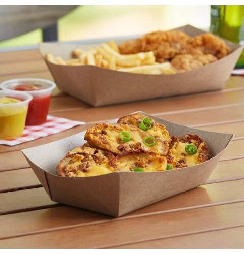 Big Brown Boat Tray (50pcs/pack)