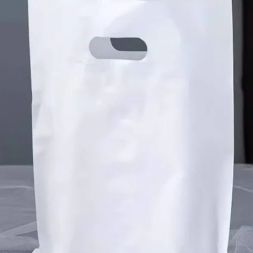 Thick Medium White Poly Bag (50pcs/pack)