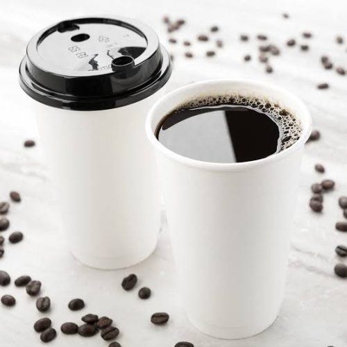 12OZ WHITE COFFEE CUP WITH SIPPER LID(50pcs/roll)