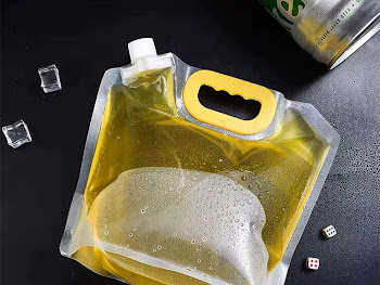 5 LITRE LIQUID SPOUT POUCH WITH HANDLE