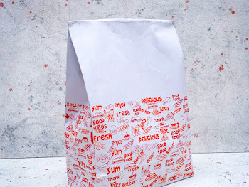 GNR MEDIUM SLIM PAPER BAGS WITHOUT HANDLE (WHITE & COLORED)