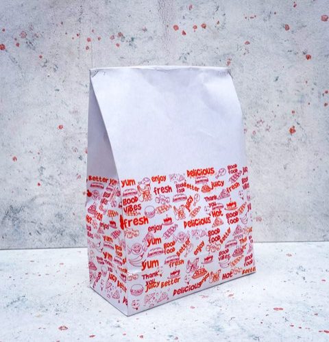 Gnr Medium Slim Paper Bags Without Handle (White/Colored) (10pcs/pack)