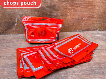 RED SMALL CHOPS POUCH