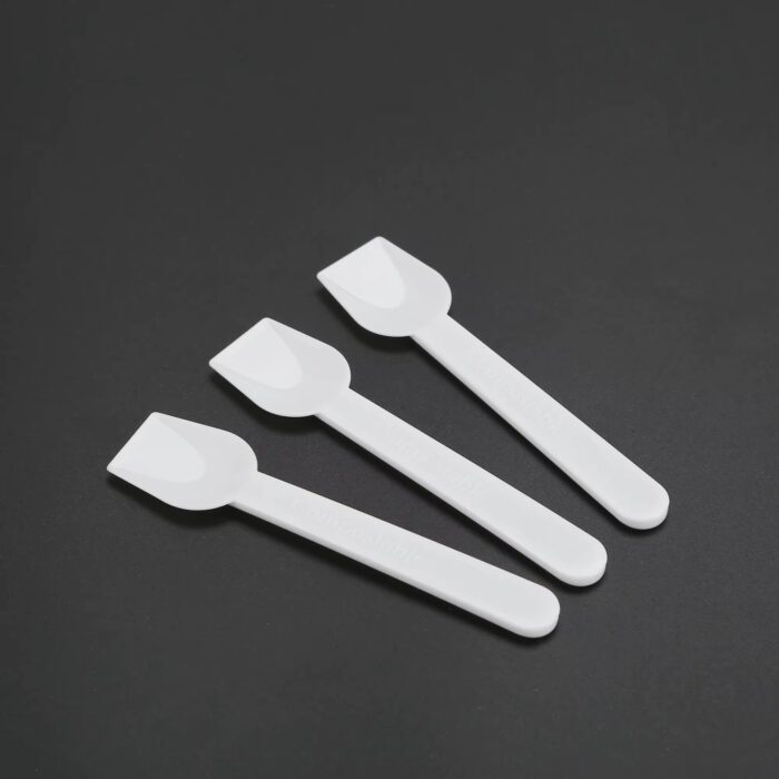 WHITE ICECREAM SPOON