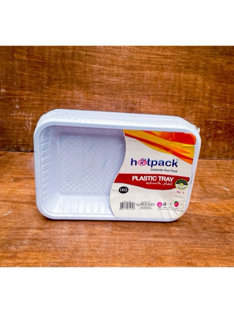 1Kg White Tray Size 3 (1pack)