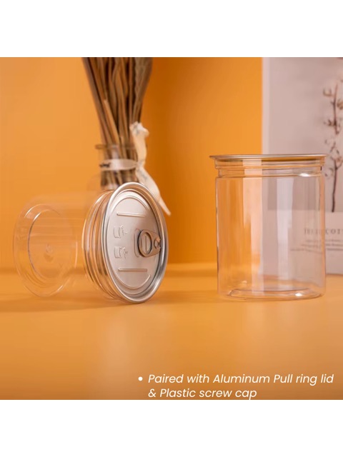 500ML PET FOOD JARS / CAN (100pcs/bag)