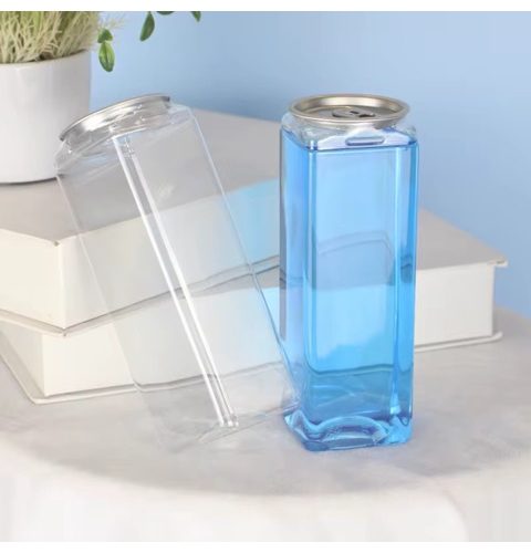 500ml Square PET Cans B9 - 200pcs/box