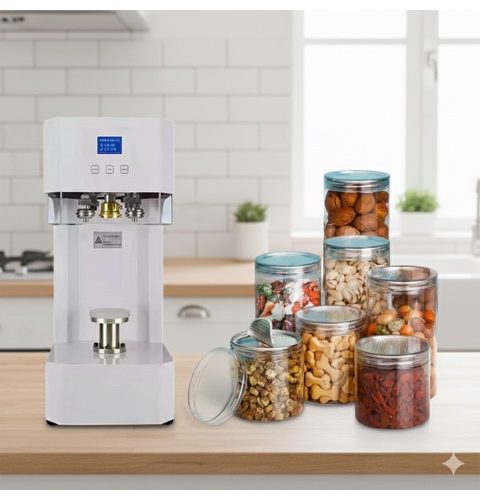 FULL AUTOMATIC CAN SEALING MACHINE (FOR FOOD JARS)