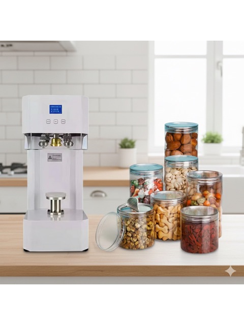 FULL AUTOMATIC CAN SEALING MACHINE (FOR FOOD JARS)