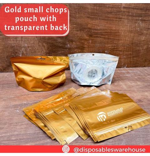 GOLD SMALL CHOPS POUCH