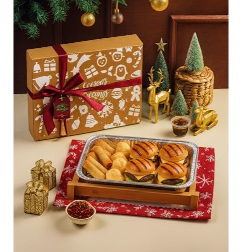 CHRISTMAS 17 INCHES BROWN  CARTON BOX (17" x 11" x 3")