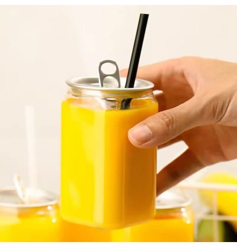 350ML Square PET Cans B6 - 200pcs/box