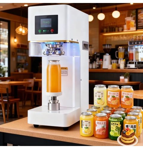 FULL AUTOMATIC CAN SEALING MACHINE WITH ACCESSORIES (FOR DRINK CANS)