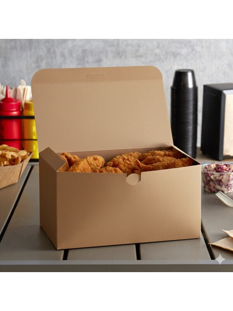 Kraft Grill Box - 50pcs/pack